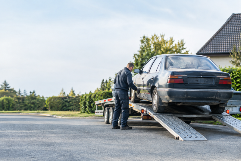 Nicht fahrbereite Fahrzeuge & Maschinen abholen lassen